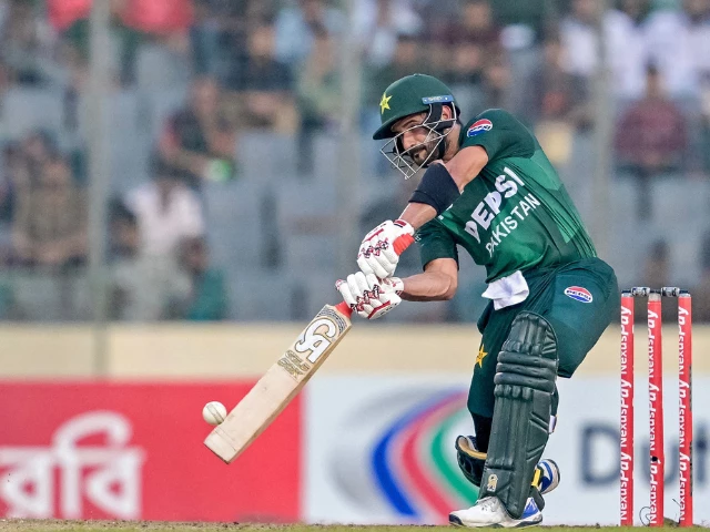 sahibzada farhan plays a shot during the third and final twenty20 international cricket match between bangladesh and pakistan at the sher e bangla national cricket stadium in dhaka on july 24 2025 photo afp