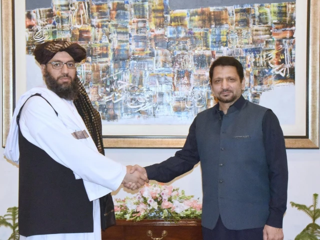 afghan additional foreign secretary mufti noor ahmad noor and additional foreign secretary syed ali asad gilani after first round of talks in islamabad on july 7 courtesy ministry of foreign affairs x