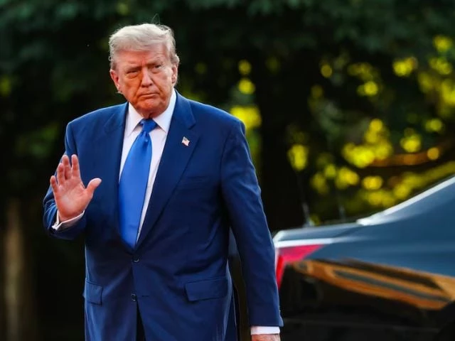 u s president donald trump arrives at a dinner for nato heads of state and governments hosted by dutch king willem alexander and dutch queen maxima on the sidelines of a nato summit at huis ten bosch palace in the hague netherlands june 24 2025 photo reuters