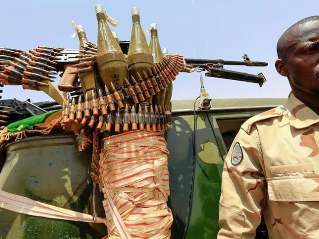 a member of sudan s rapid support forces rsf paramilitary which has been fighting the nation s army since last april photo reuters