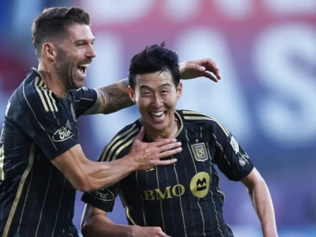 son heung min grabbed his first major league soccer goal on saturday photo afp