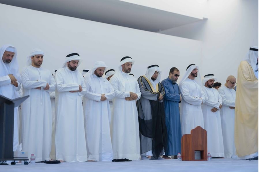 Sultan bin Ahmed inaugurates Quran Mosque in Aljada - UAE