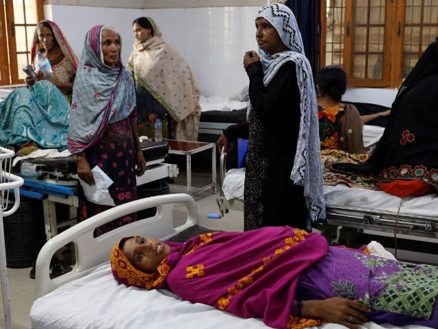 nine months pregnant dilshad allahwarayo 32 lies on a bed while being admitted to a hospital photo reuters