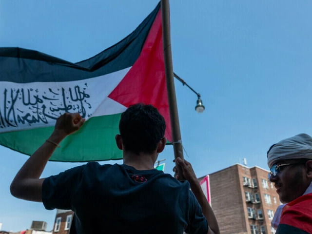 a palestinian boy waiving palestinian flag photo afp