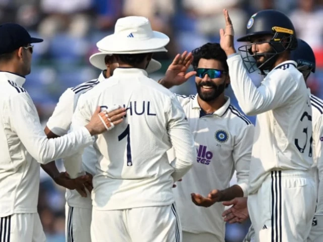 ravindra jadeja got the first two wickets for india photo afp