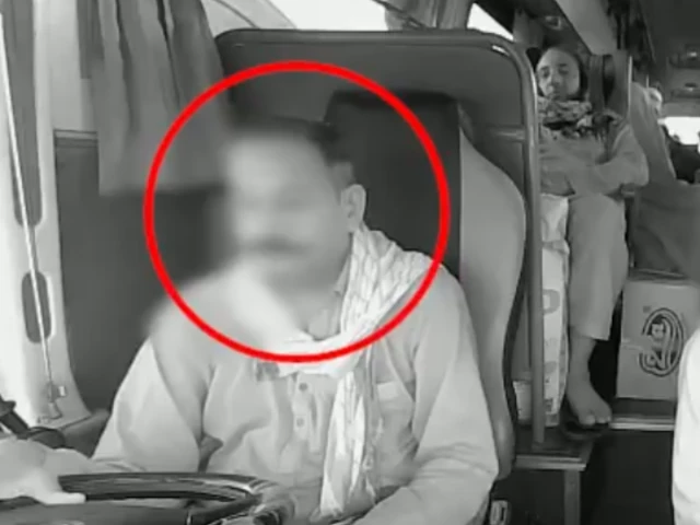 national highways and motorways police catch bus driver on camera who was driving in a drowsy state photo national highways and motorways police x