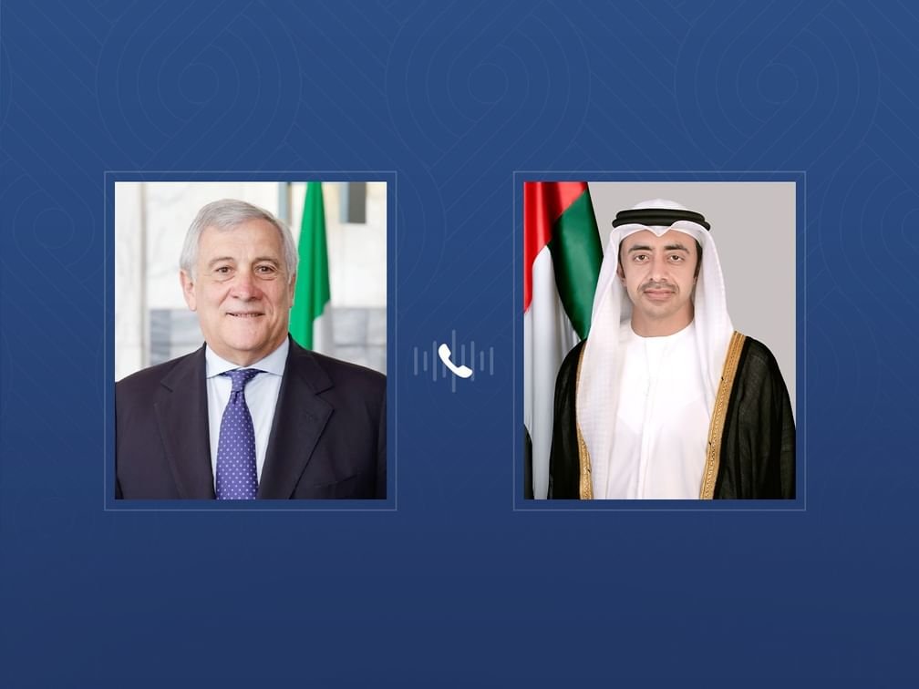 ​Abdullah bin Zayed and Italy’s Tajani Advance Strategic Partnership - UAE