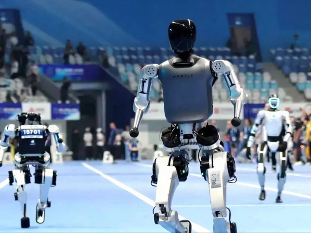 one robot was the clear winner against its competitors but was significantly slower than the human record photo reuters