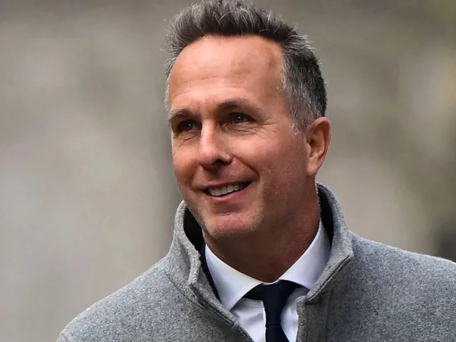 former ashes winning captain michael vaughan said england were being humiliated in the second test in brisbane photo afp
