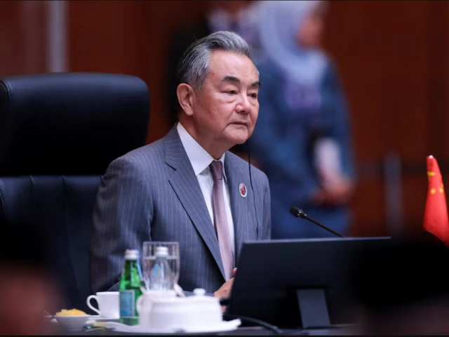 chinese foreign minister wang yi attends asean post ministerial conference with china at the kuala lumpur convention centre in kuala lumpur malaysia july 10 2025 source reuters