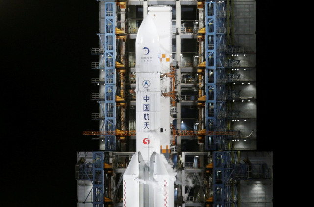 a picture of a chinese rocket source reuters