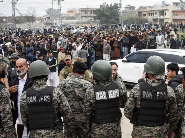 paramilitary soldiers stand guard the site after a deadly explosion at an imambargah in the outskirts of islamabad on february 6 2026 photo reuters