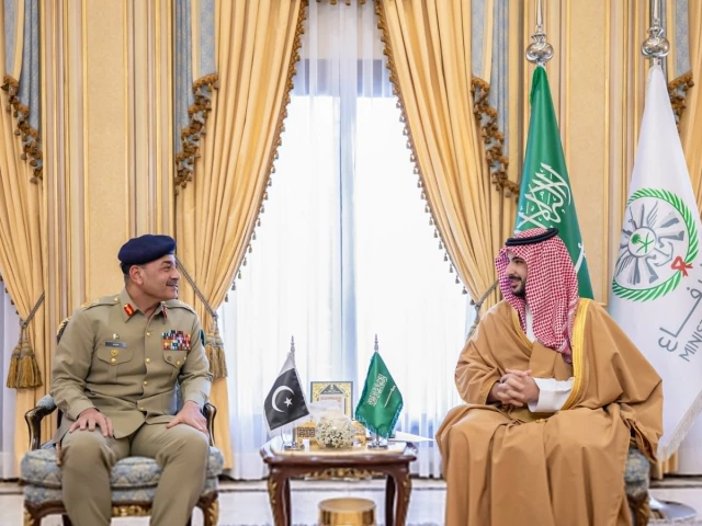 saudi minister of defense khalid bin salman and coas asim munir photo x