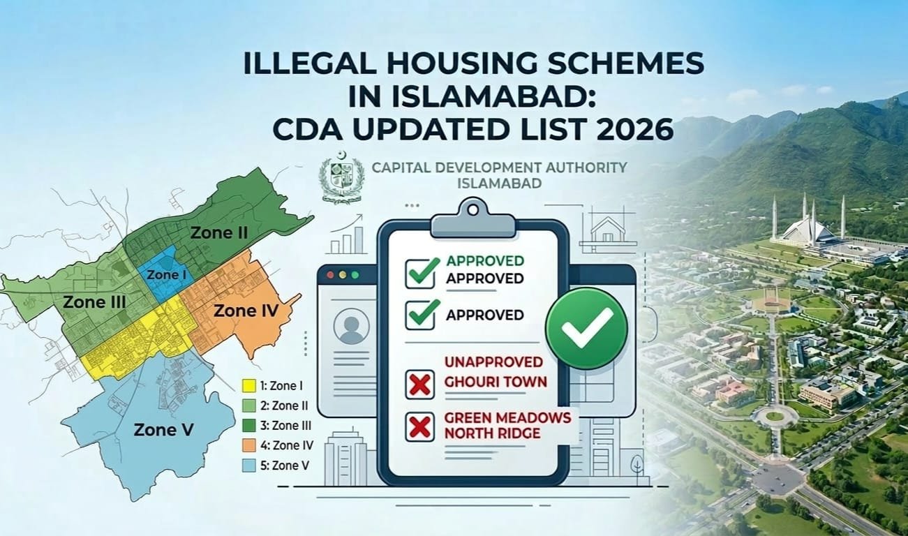 Illegal Housing Schemes Islamabad 2026 Banner