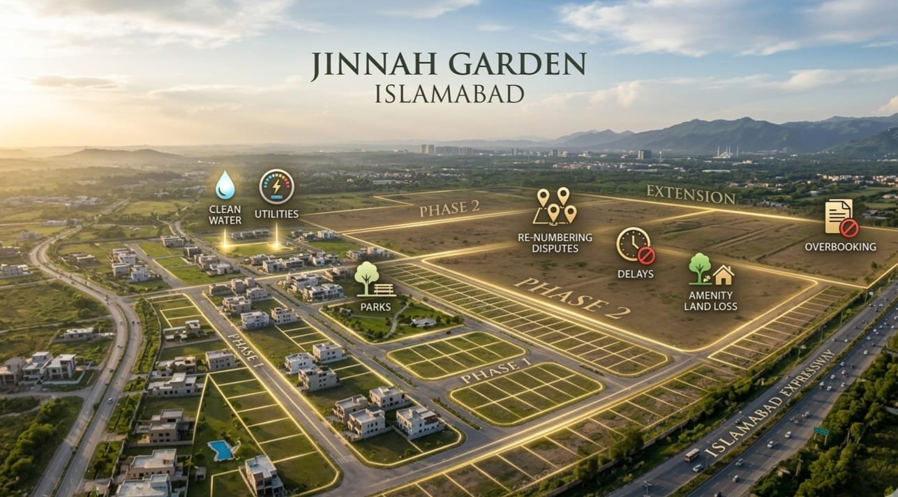 Jinnah Gardens Islamabad Issues and Updates