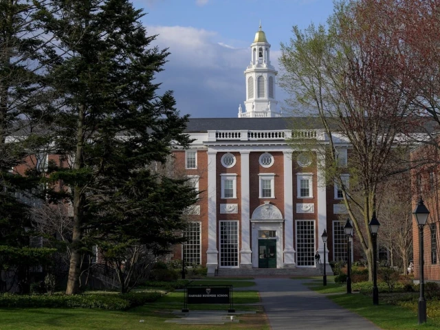 a view of the business school campus of harvard university in cambridge massachusetts us april 15 2025 reuters