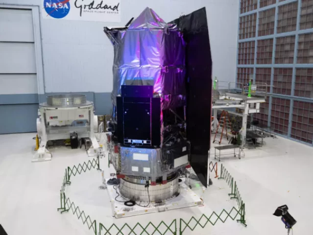 the roman telescope will blast into space aboard a spacex rocket in a launch planned for september at the earliest photo afp