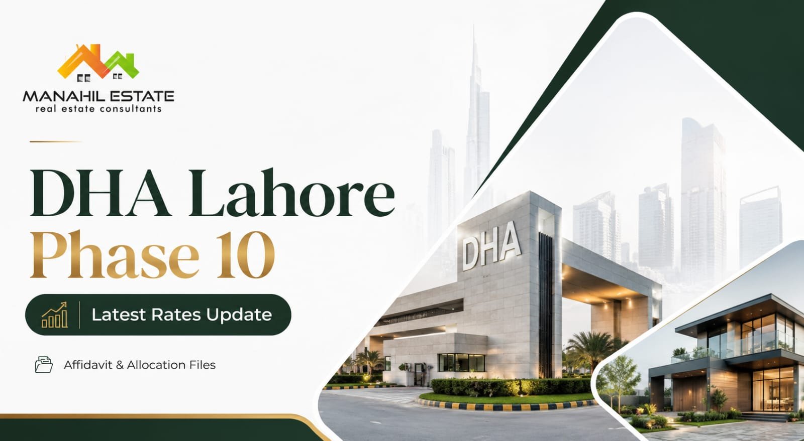 DHA Lahore Phase 10 Latest Affidavit & Allocation File Rates