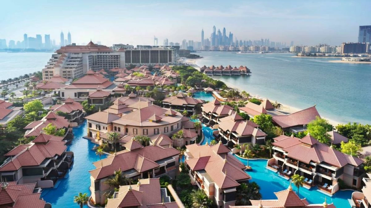 Properties across Dubai, like Anantara The Palm Dubai (pictured), are delivering exceptional Eid packages, with added-value benefits and flexible stays. Picture credit: Supplied