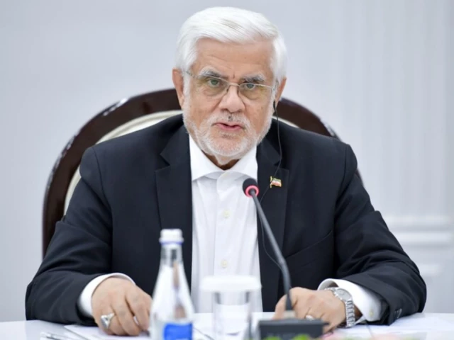 iranian vice president mohammad reza aref photo anadolu agency