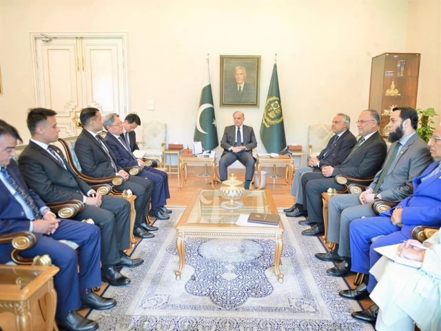 prime minister shehbaz sharif meets pakistani astronauts in islamabad on april 23 2026 photo pmo
