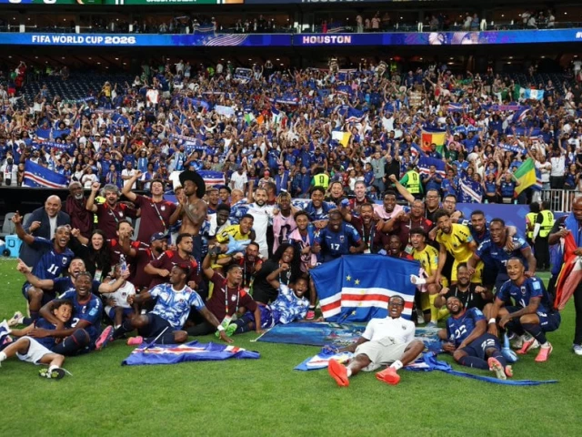 cape verde players celebrate in houston photo afp