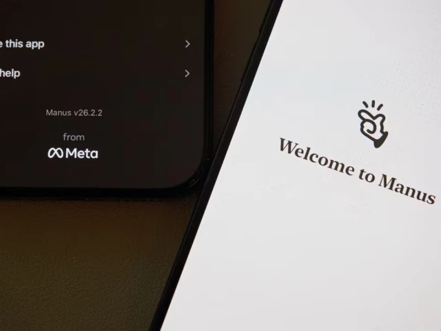 the manus ai agent app is displayed on mobile phones with the logo of us tech giant meta in the app interface in this illustration picture taken on april 28 2026 photo reuters