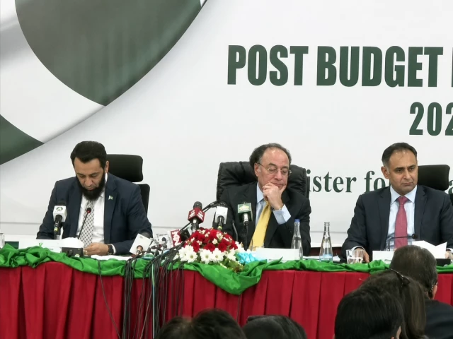 finance minister holds post budget press conference screengrab