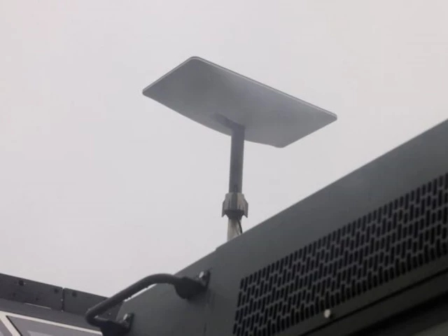 a starlink satellite internet system is set up on a caravan truck of a tourist parked in a street in ronda spain february 12 2024 reuters
