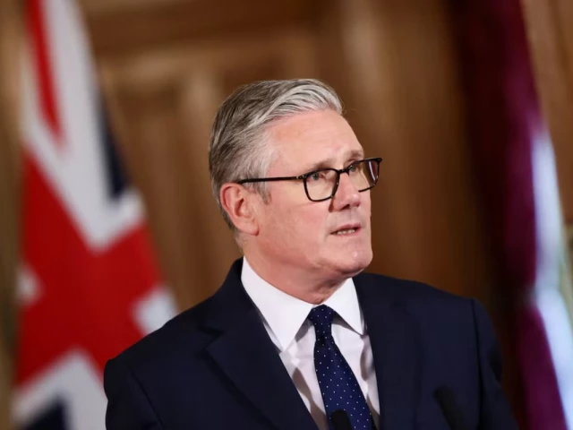 british prime minister keir starmer gives a media statement at downing street in london britain april 30 2026 reuters
