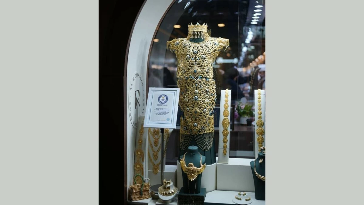 AED5 million dress made of 21-karat gold: World’s most expensive gold dress captivates visitors at WJMES