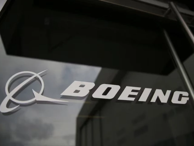 the boeing logo on the doors to the boeing factory in renton washington u s april 15 2026 photo reuters
