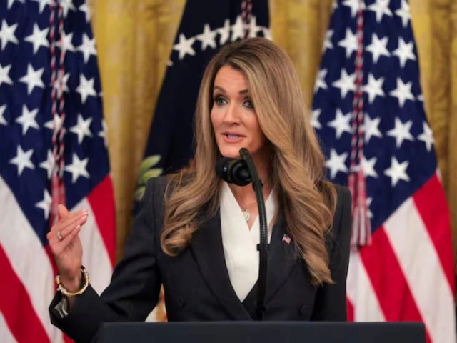 us small business administrator kelly loeffler speaks during a small business summit in the east room at the white house in washington dc us may 4 2026 reuters
