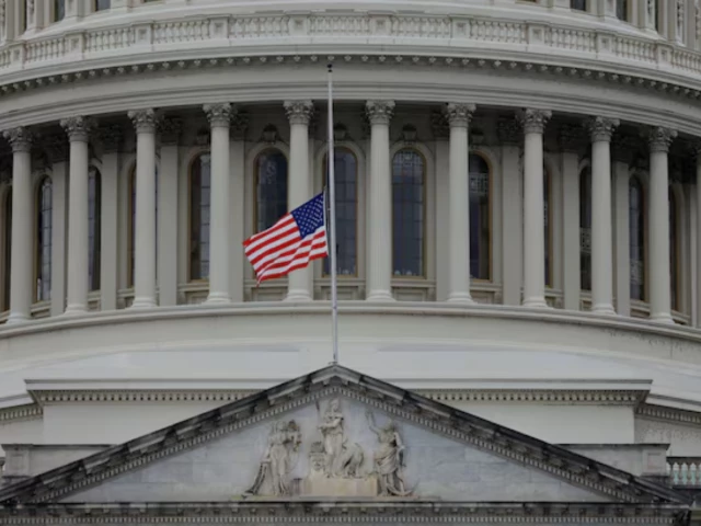 the us flag flies at half staff outside of the us capitol building the morning after u s sen lindsey graham r sc died from a brief and sudden illness in washington d c u s july 12 2026 photo reuters