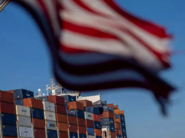 a cargo ship full of shipping containers is seen at the port of oakland california photo reuters file