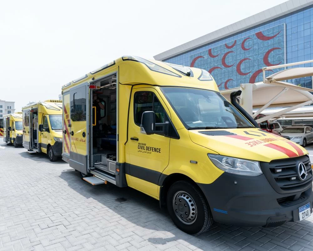 The new fleet comprises 18 specialised ambulances, including mobile intensive care unit (ICU) ambulances, maternal and neonatal ambulances, and ambulances designed for patients with additional mobility and transport needs. Picture credit: WAM