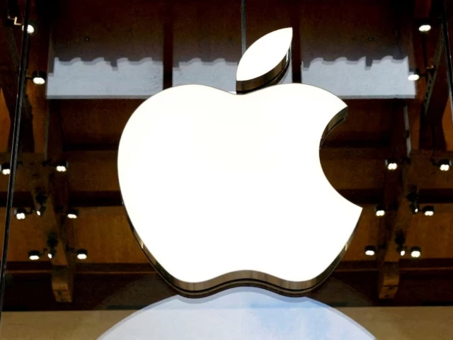 view of an apple logo at an apple store in paris france april 23 2025 reuters
