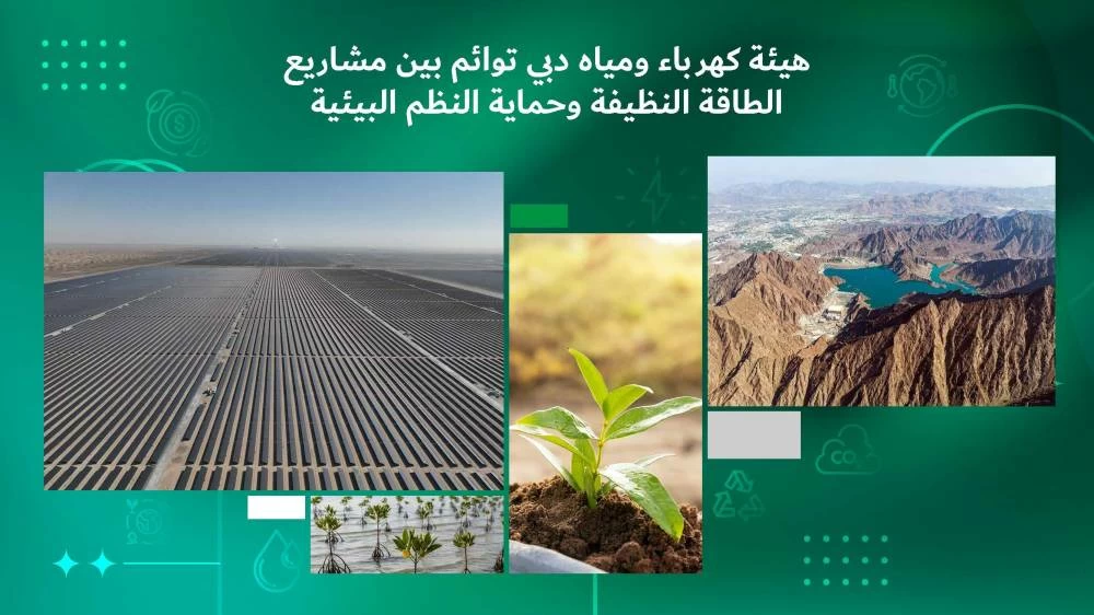 One of DEWA’s flagship clean energy initiatives is the Mohammed bin Rashid Al Maktoum Solar Park, the world’s largest single-site solar park developed under the independent power producer model. Picture credit: WAM