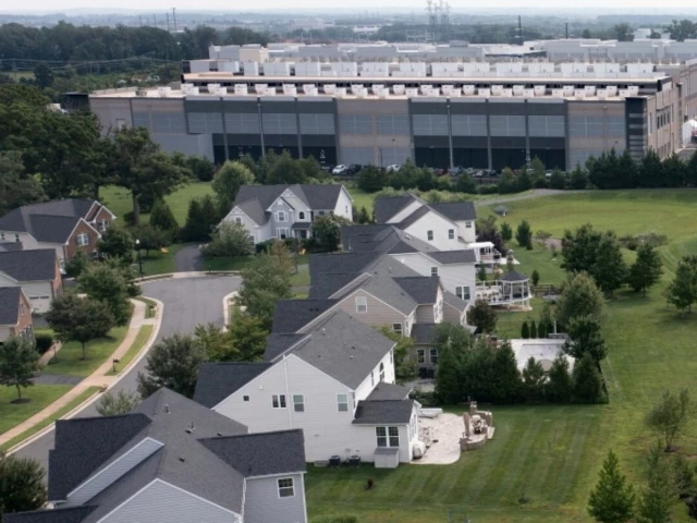 data centres like this facility in stone ridge virginia have sparked anger over noise and rising energy bills in residential areas across america photo afp