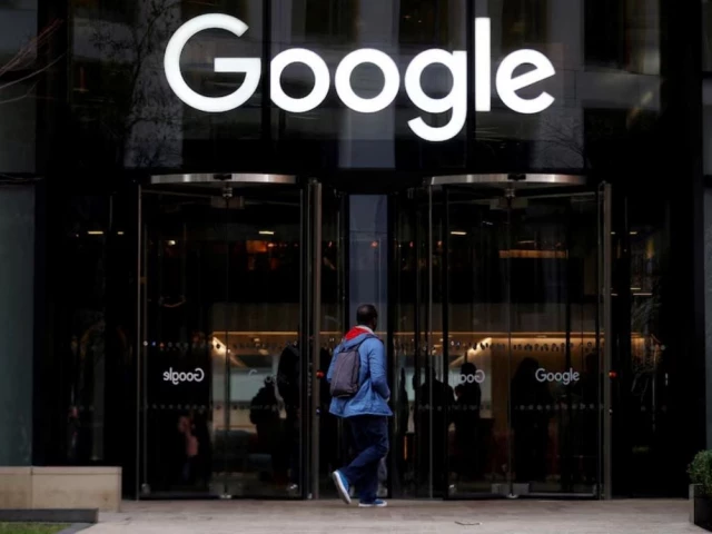 the google logo is pictured at the entrance to the google offices in london britain january 18 2019 reuters