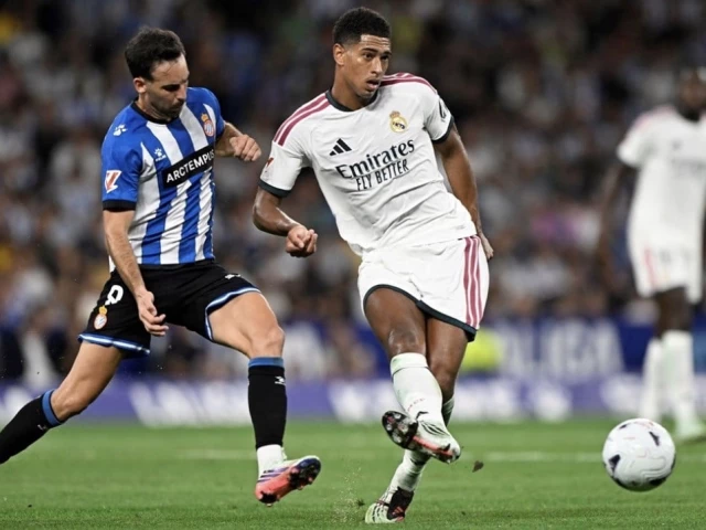 jude bellingham opened the scoring in los blancos opening fixture of the season photo afp