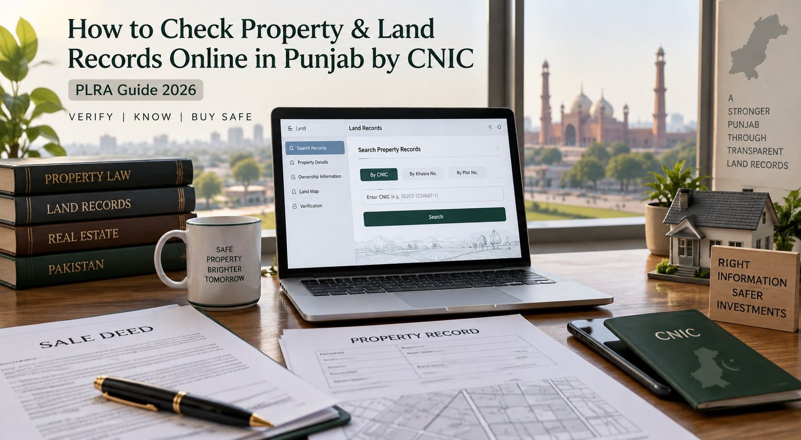 Check Punjab Land Records by CNIC Online