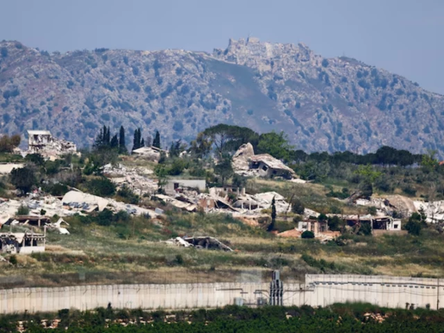 beaufort castle in southern lebanon as seen from metula in northern israel june 1 2026 photo reuters
