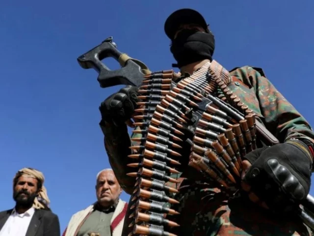 a houthi source said blocking israeli linked shipping is only a first step warning that further escalation could lead to broader restrictions on vessels heading to israel photo reuters