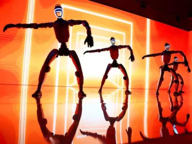 unitree g1 humanoid robots dance during an unveiling event to announce new services by gmo ai robotics corporation gmo air in tokyo japan september 8 2026 photo reuters