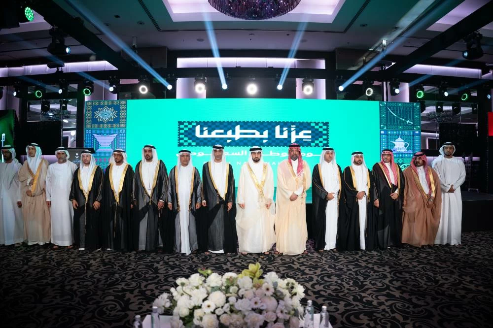 His Highness Sheikh Ahmed bin Mohammed bin Rashid Al Maktoum, Second Deputy Ruler of Dubai, attended a reception hosted by the Consulate General of the Kingdom of Saudi Arabia in Dubai to mark the Kingdom